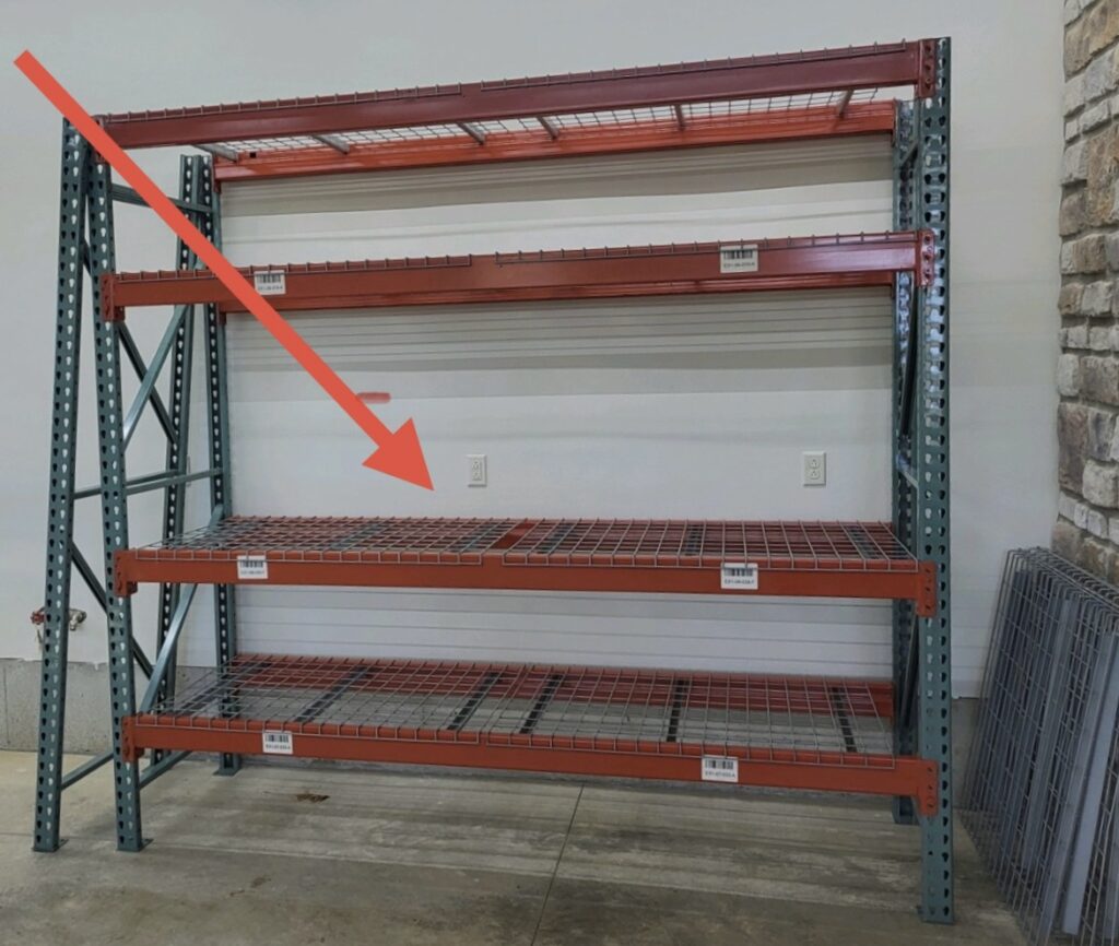 Pallet Rack for Basement