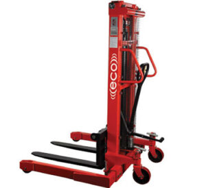 Adjustable Fork Manual Hydraulic Stacker