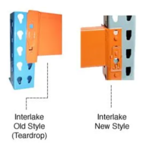 old vs new style pallet rack beams