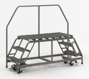 Dual Access Mobile Platform Rolling Ladder