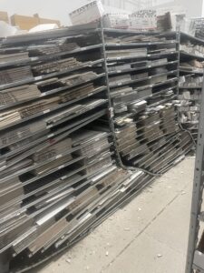 Collapsed Shelving