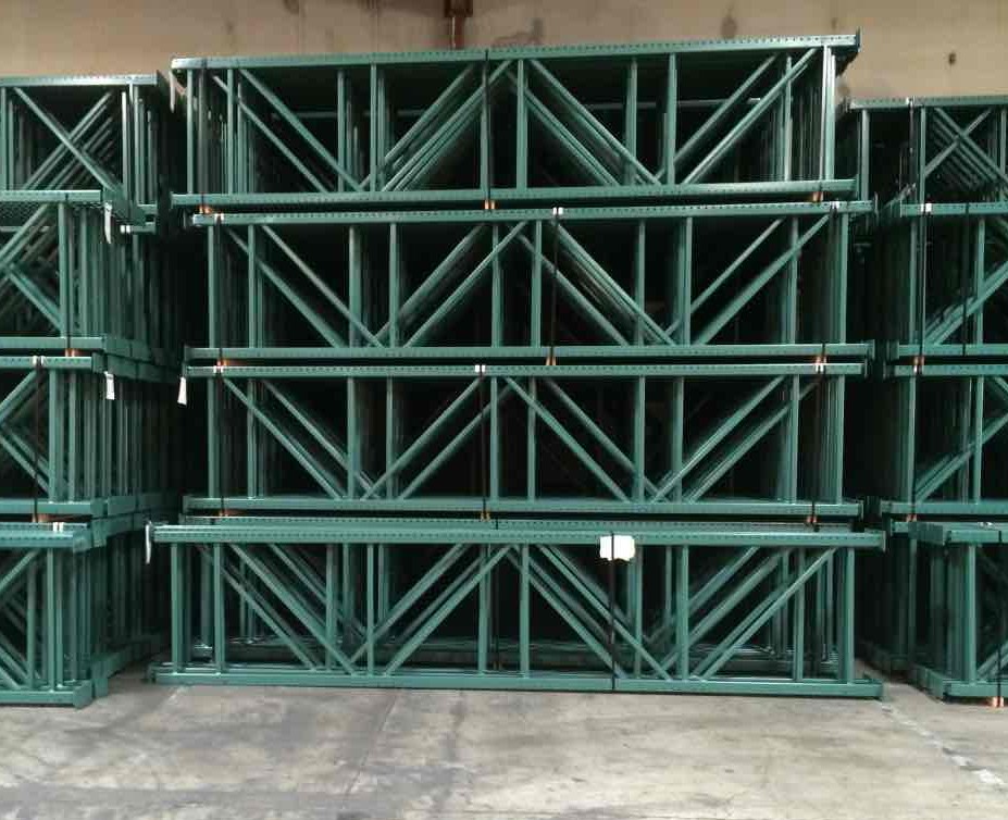 Used Pallet Rack Uprights, 96"H x 42"H