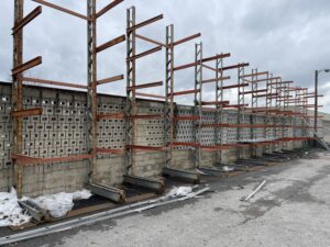 USED rusty Cantilever Racking2