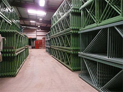 Used pallet rack uprights