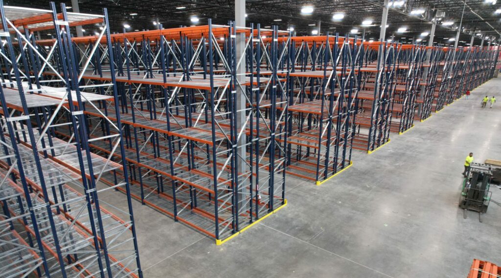 pallet racking in Columbus Ohio warehouse installation