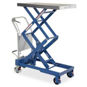 manual hydraulic scissor lift table portable