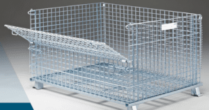 Collapsible wire container Nashville wire products