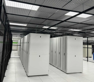 wire partition system for secure server room