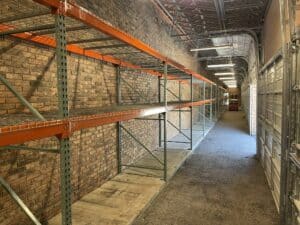 new pallet rack install at ace hardware after huge fire destroyed the original keystone racking
